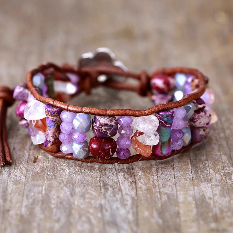 Jaspis-Armband "Erdstein Eleganz"