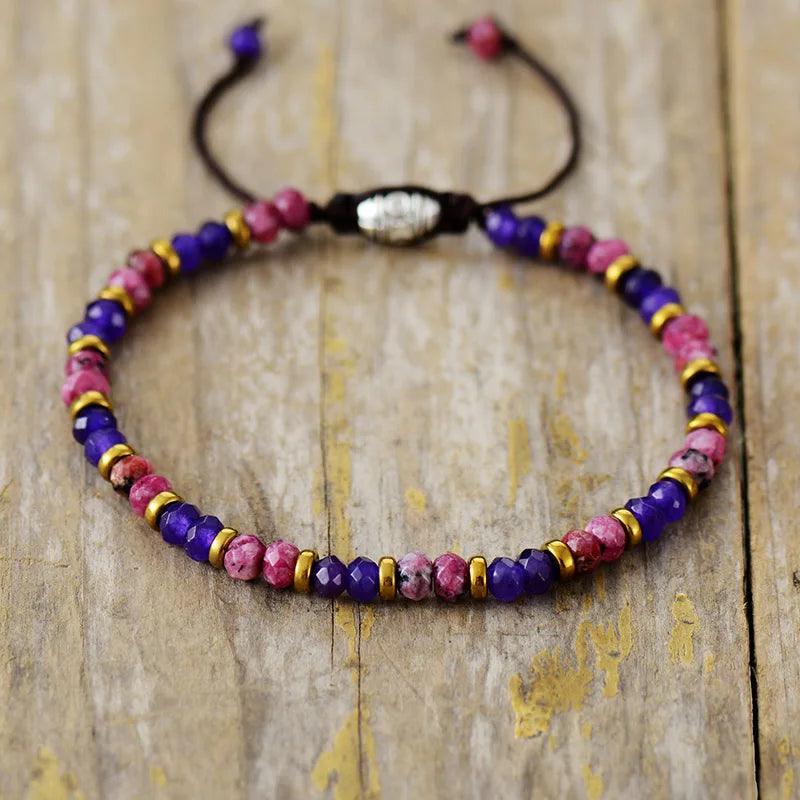 Jade Gelassenheit Armbänder "Blushing"