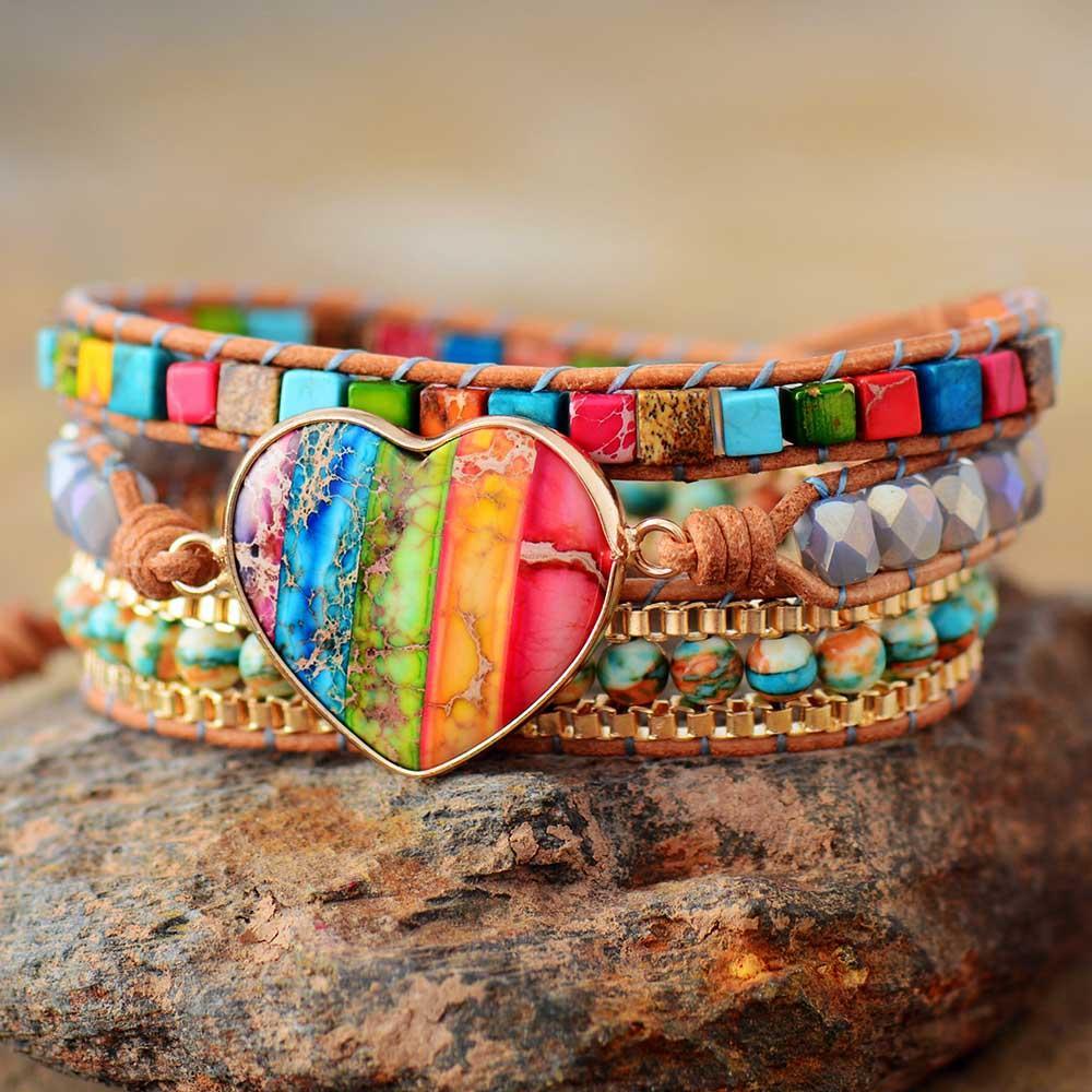 Wickelarmband Lebhafte Positivität