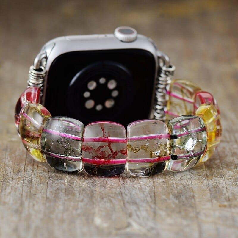 Smartwatch-Armband "Reine Klarheit" mit klarem Quarz