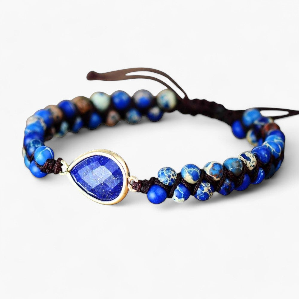 Energie-Armband aus Lapislazuli