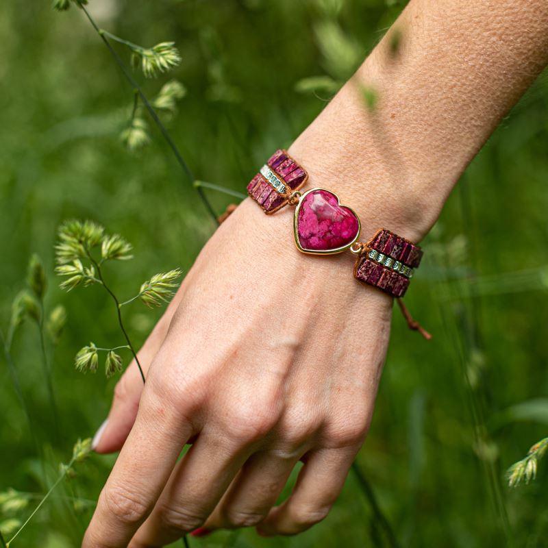 Bedingungslose Liebe Herz Armband