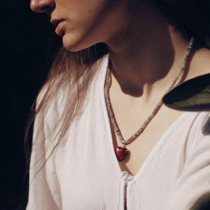 Perlenkette für heilendes Herz