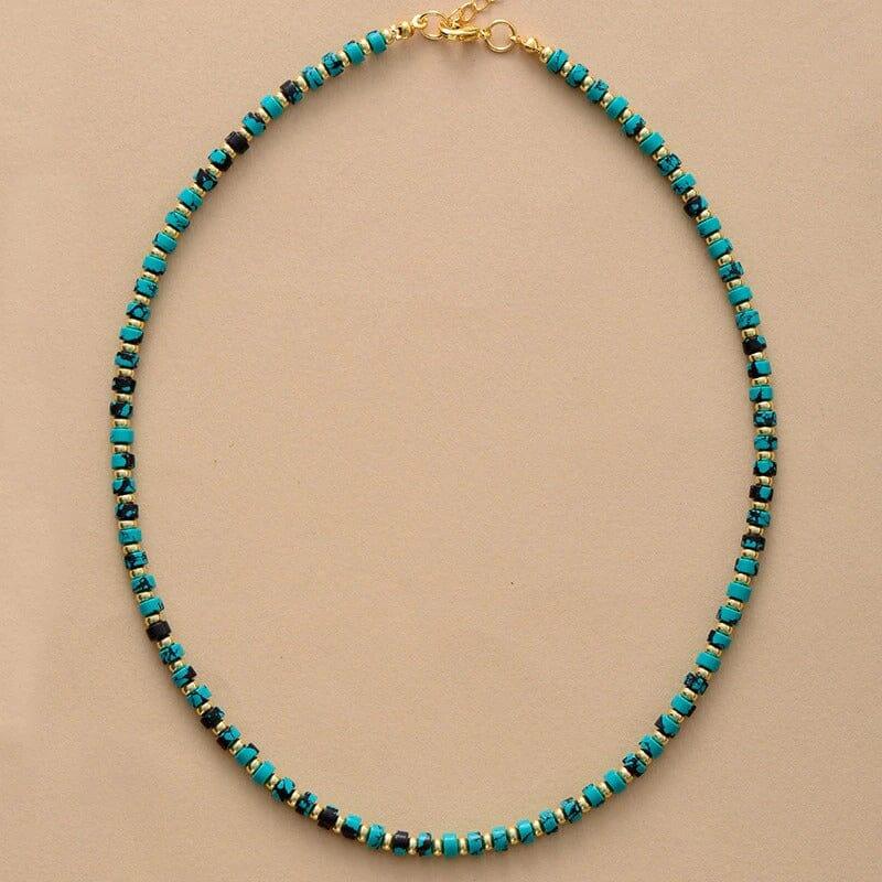 Choker-Halskette "Täglicher Segen" mit natürlichen Edelsteinen