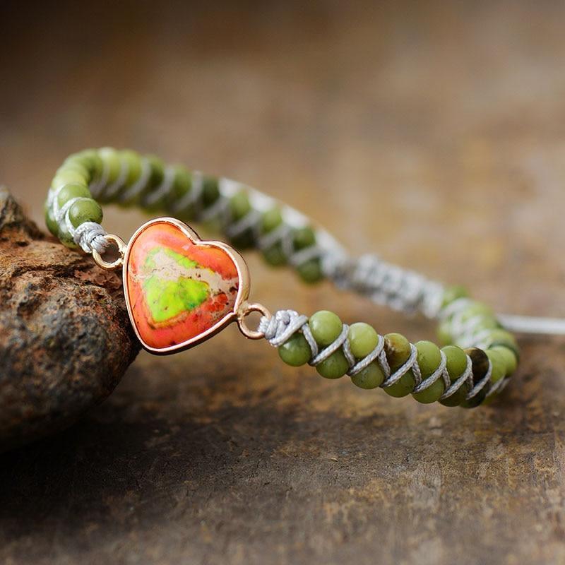 Armband "Jade Passions-Herz"