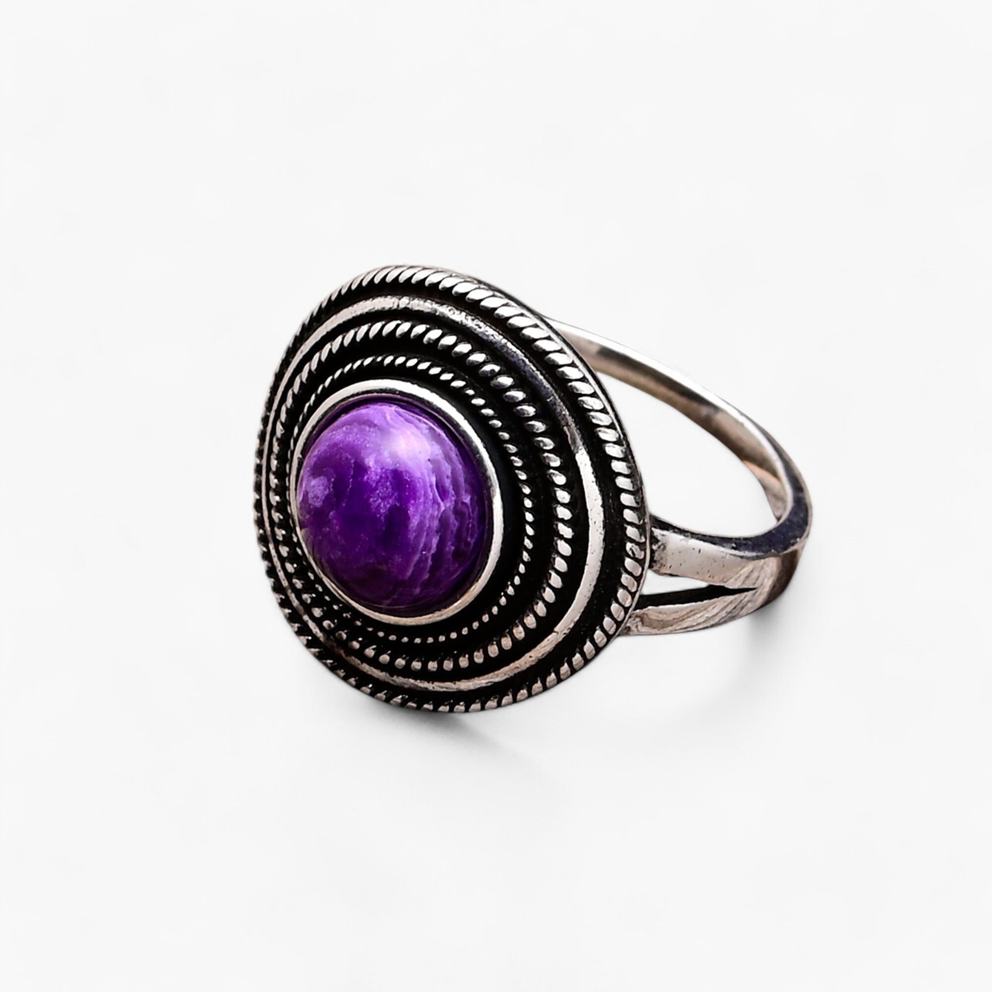 Vesta - Herz des Universums Ring mit Amethyst