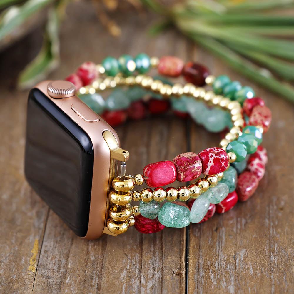Wintergrünes Gold-Harmonie-Uhrenarmband