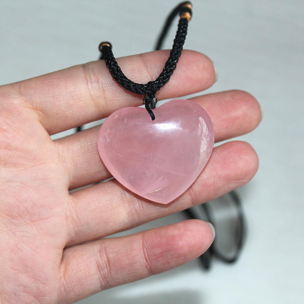 Ewige Liebe Halskette mit Rosenquarz