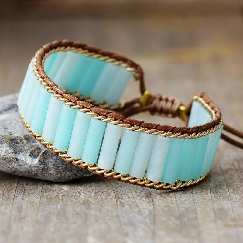 Armband "Ruhige Oase" aus Edelsteinen