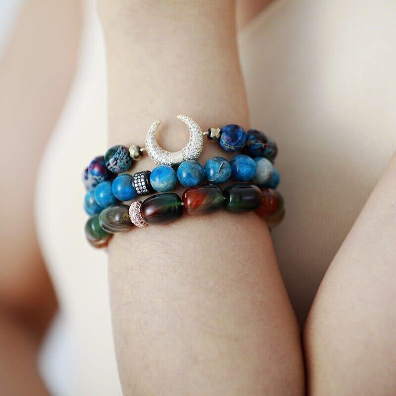 Armband "Mystische Manifestation" aus Apatit