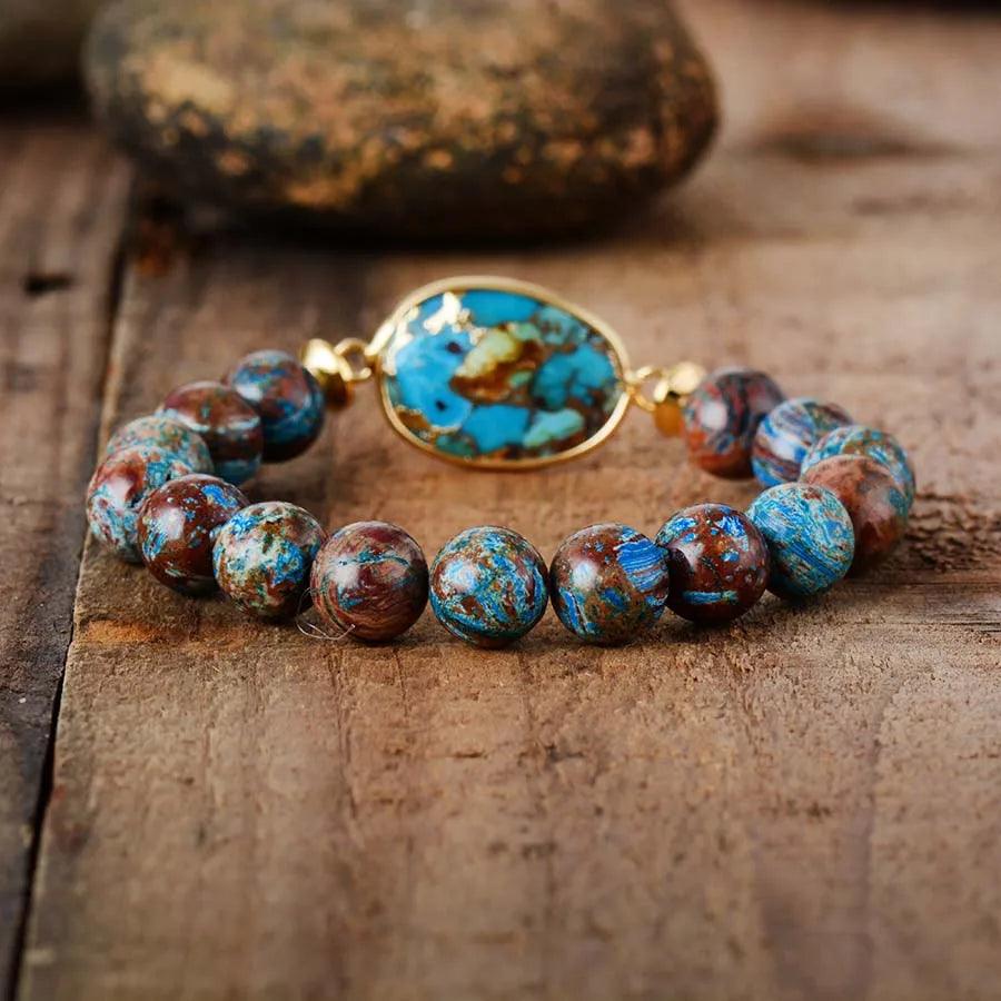Armband "Tibetische Gelassenheit" aus Edelsteinen