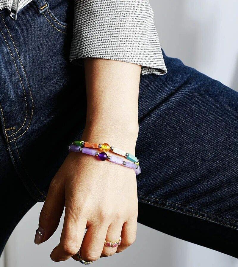 Gemischtes Armband "Ätherischer Edelstein"