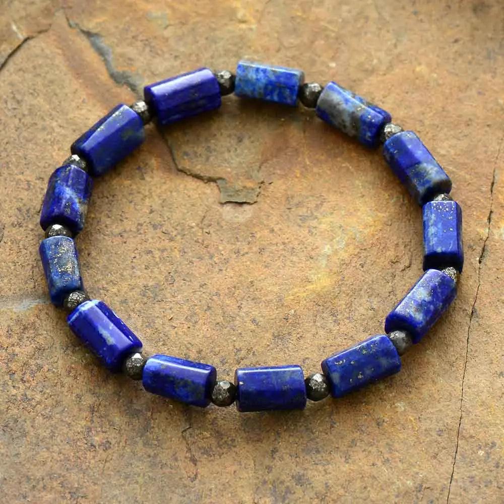 Natürliches Edelsteinarmband "Ruhiges Universum"