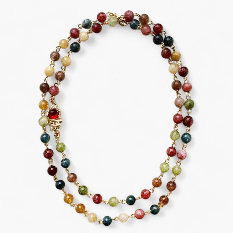 Aurora Quarz Halskette