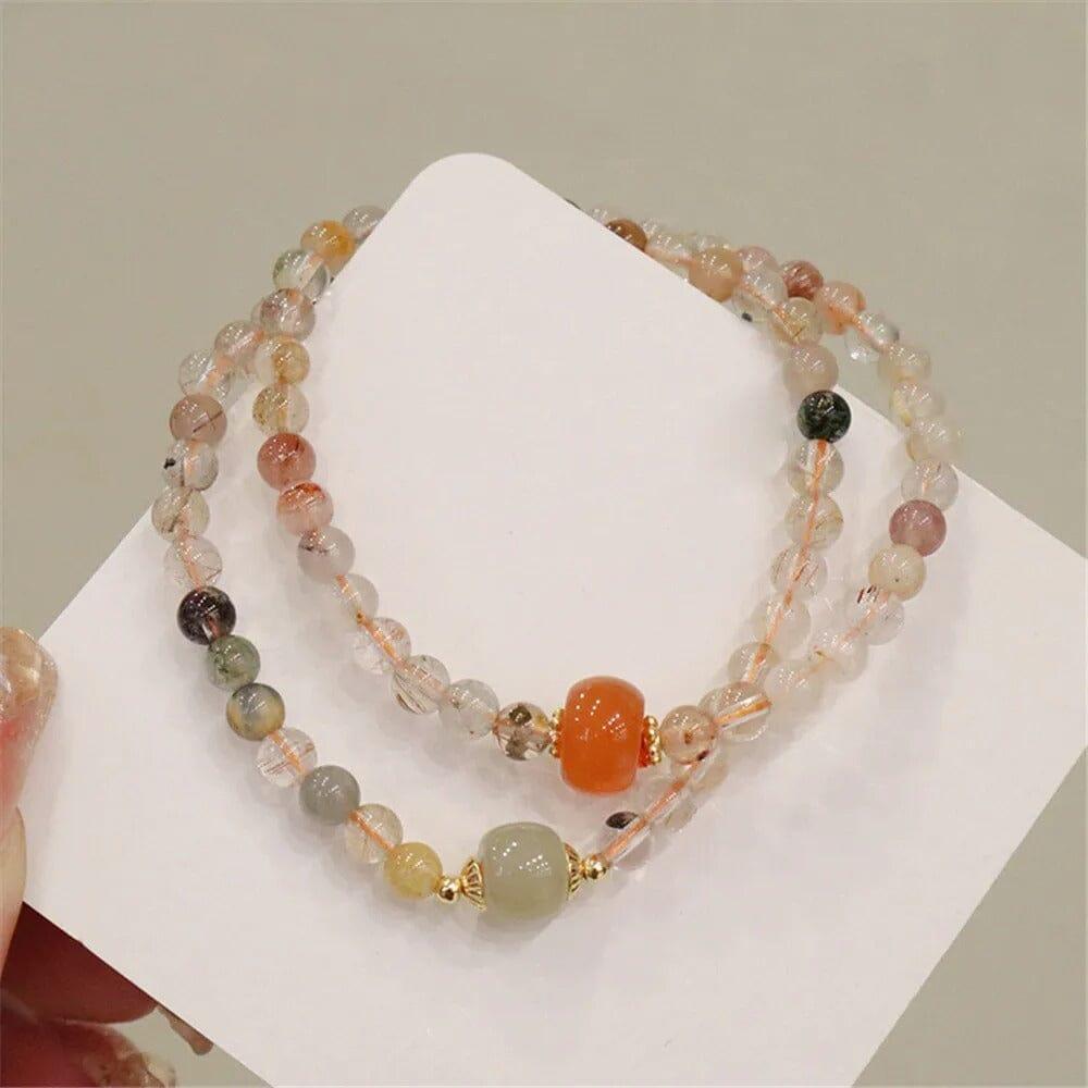 Armband des Ätherischen Gleichgewichts mit Edelsteinen