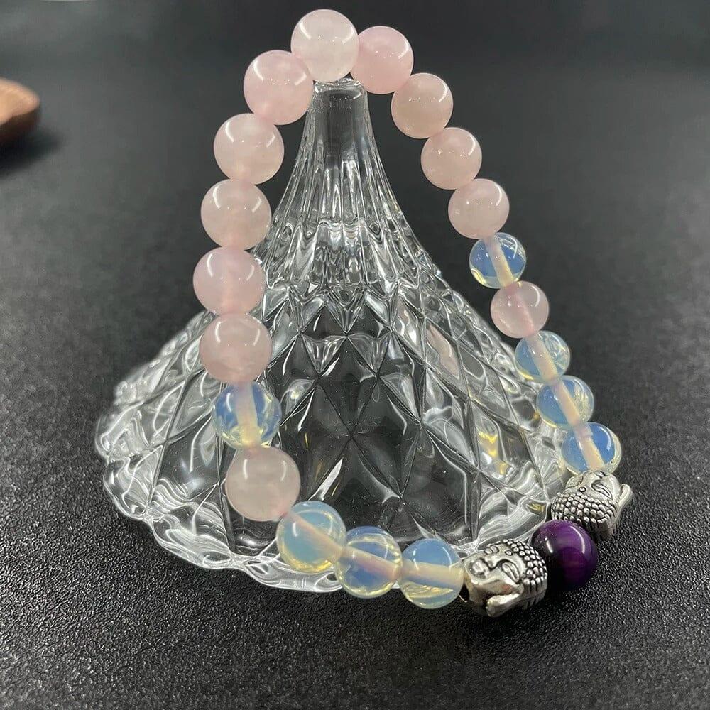 Buddha-Armband Kollektion "Strahlende Gelassenheit" aus Edelsteinen