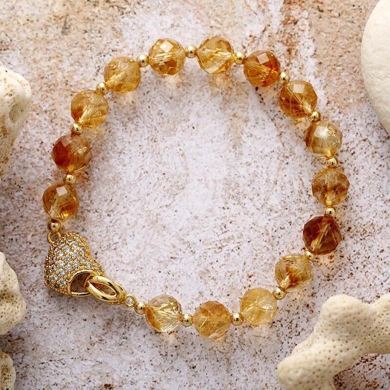 Naturstein-Armband "Opulente Herzensschätze"