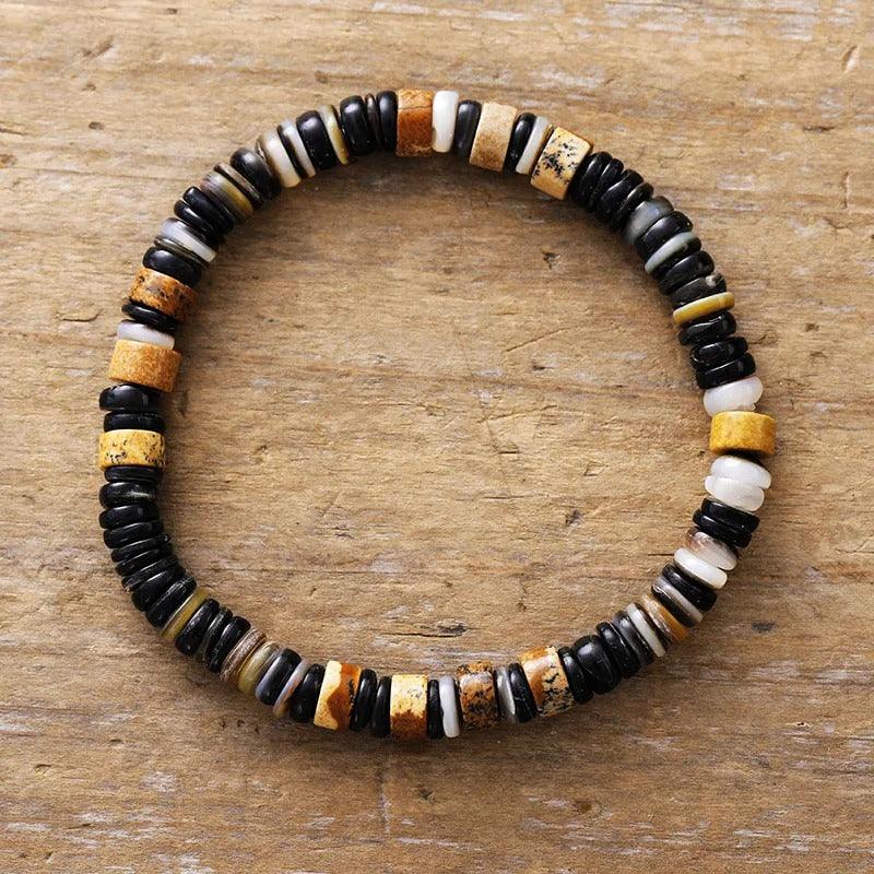 Mitternachtskraft Armband aus natürlichen Edelsteinen