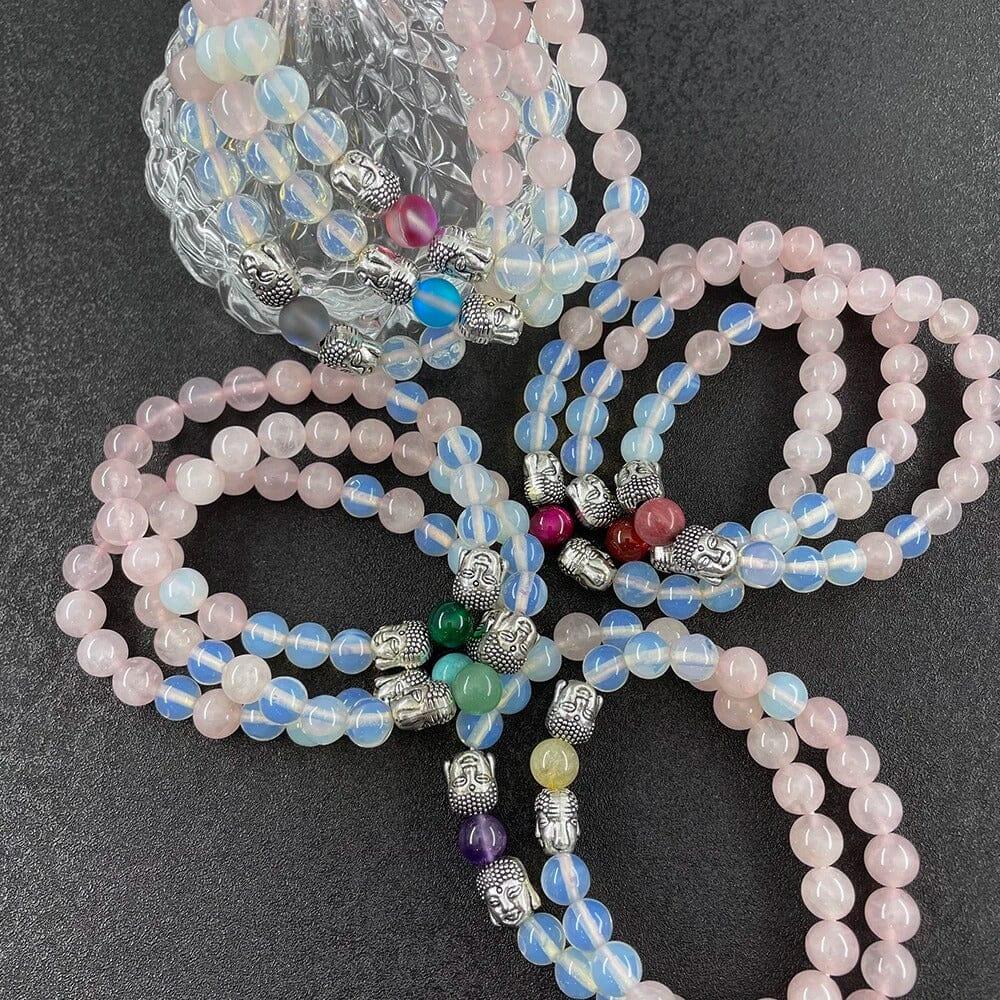 Buddha-Armband Kollektion "Strahlende Gelassenheit" aus Edelsteinen