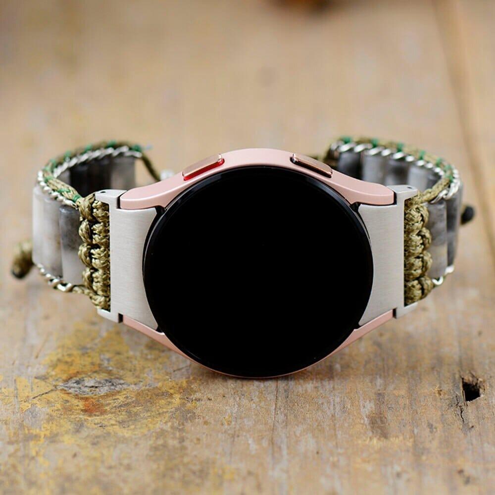 Natürliches Edelsteinarmband "Ewige Kraft" für Samsung Galaxy Smart Watch 4