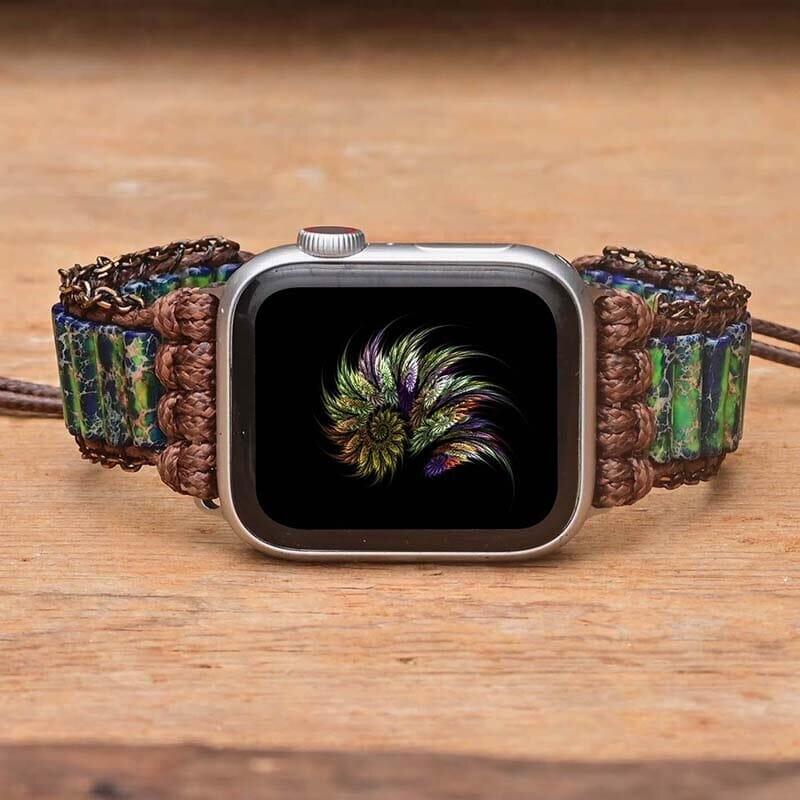 Apple Watch Band "Fesselnder Frieden & Gelassenheit" mit Emperor Stein