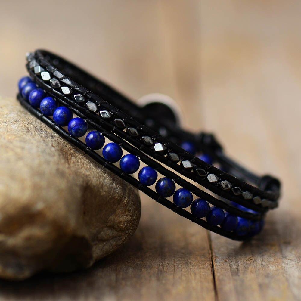 Unisex-Liebhaber-Edelsteinarmband