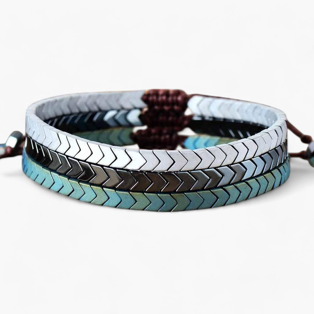 Beruhigendes Armband aus Hämatit