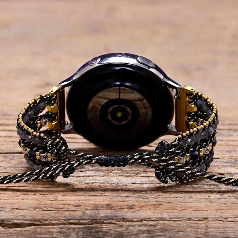 Samsung Uhrenarmband "Schicksal & Glück" mit Labradorit