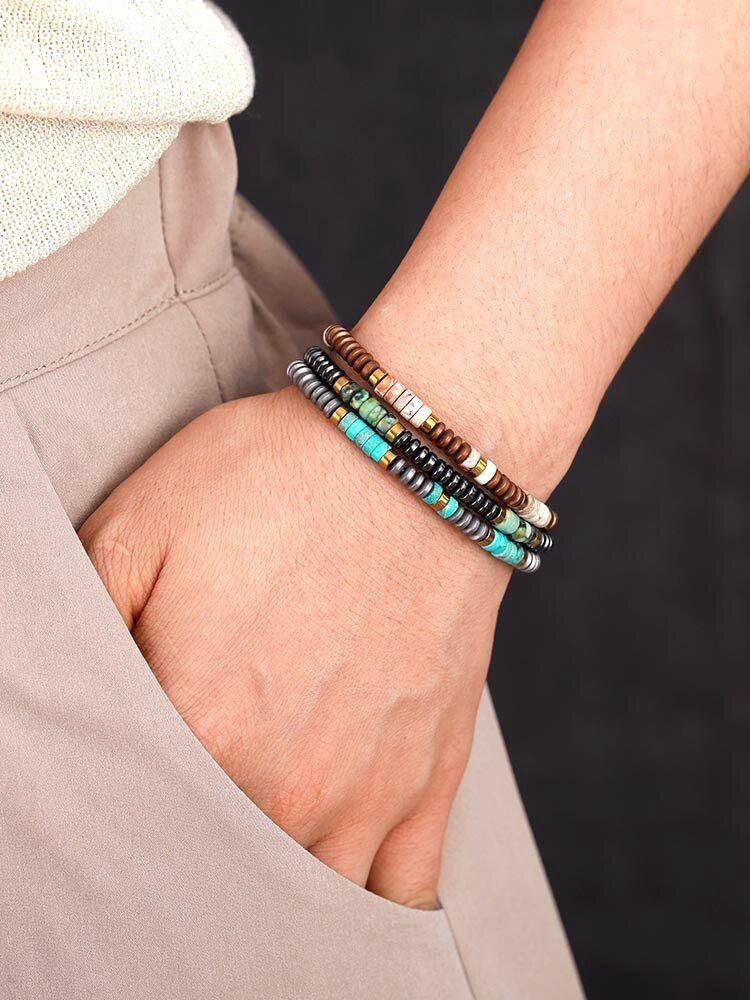 Armband "Göttlich Geerdet" aus Jaspis & Hämatit