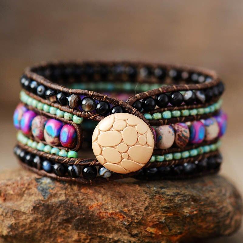 Wickelarmband "Blitz in der Nacht"