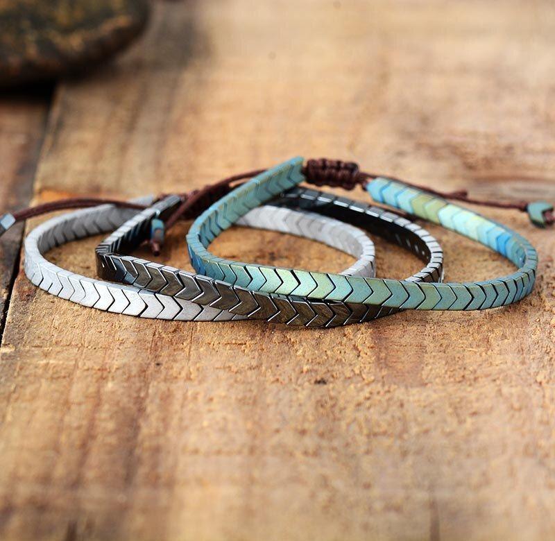 Beruhigendes Armband aus Hämatit