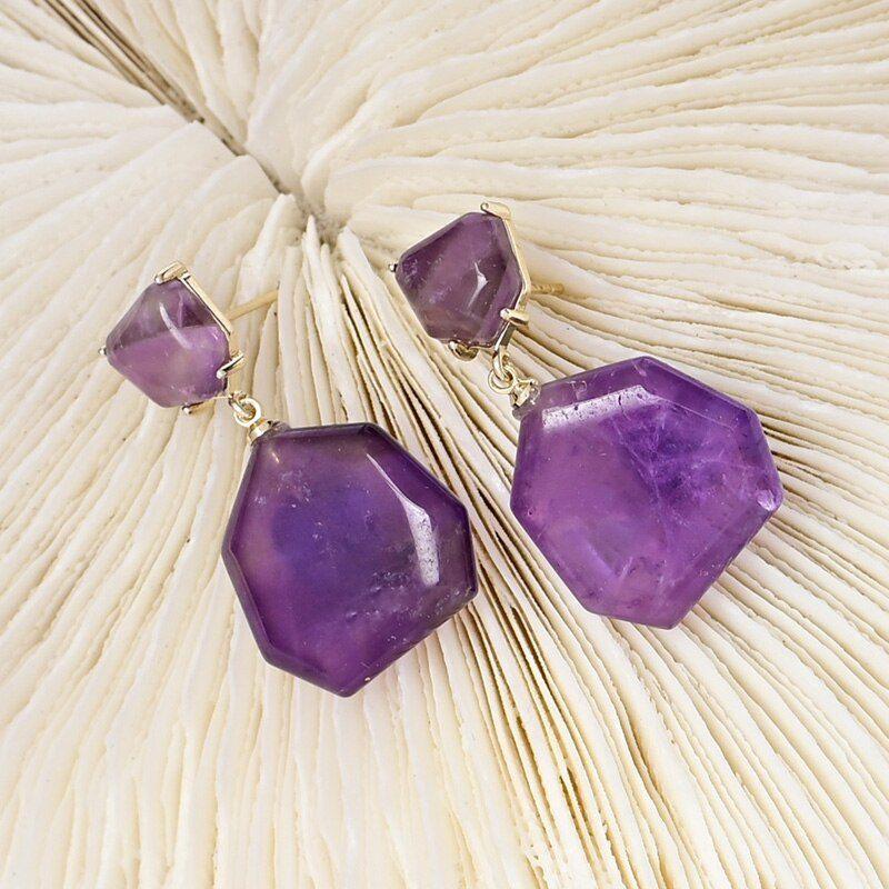 Amethyst Ohrringe "Strahlende Freude"