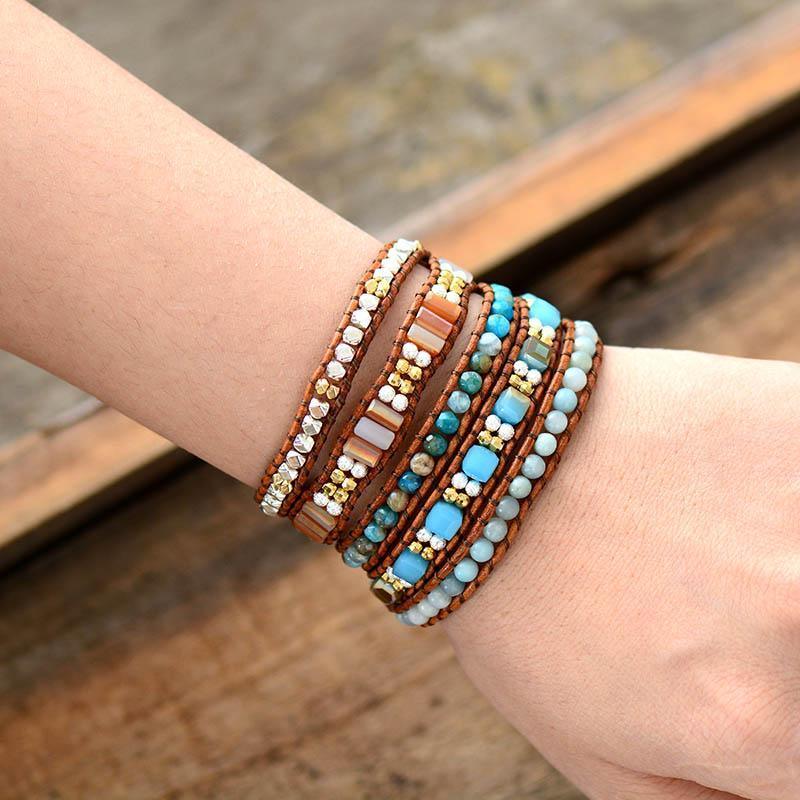 Armband "Lebensbaum" 5-Strängig Vintage