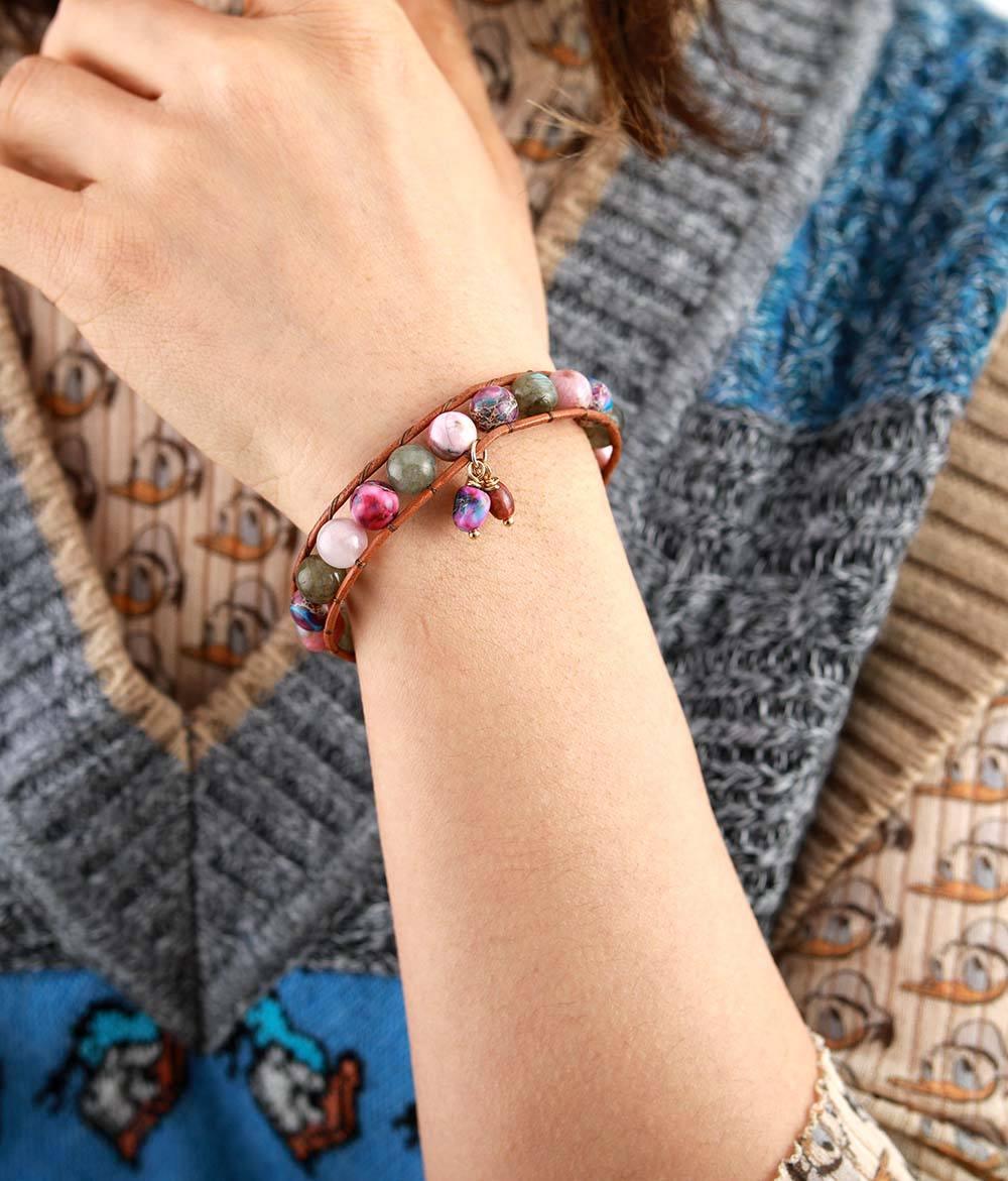 Edelstein-Armband "Boho Heilung"