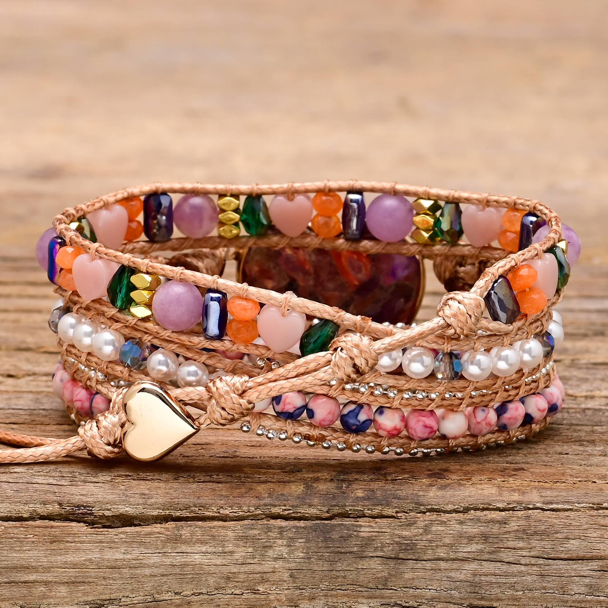 Armband "Liebestoll" aus Edelsteinen