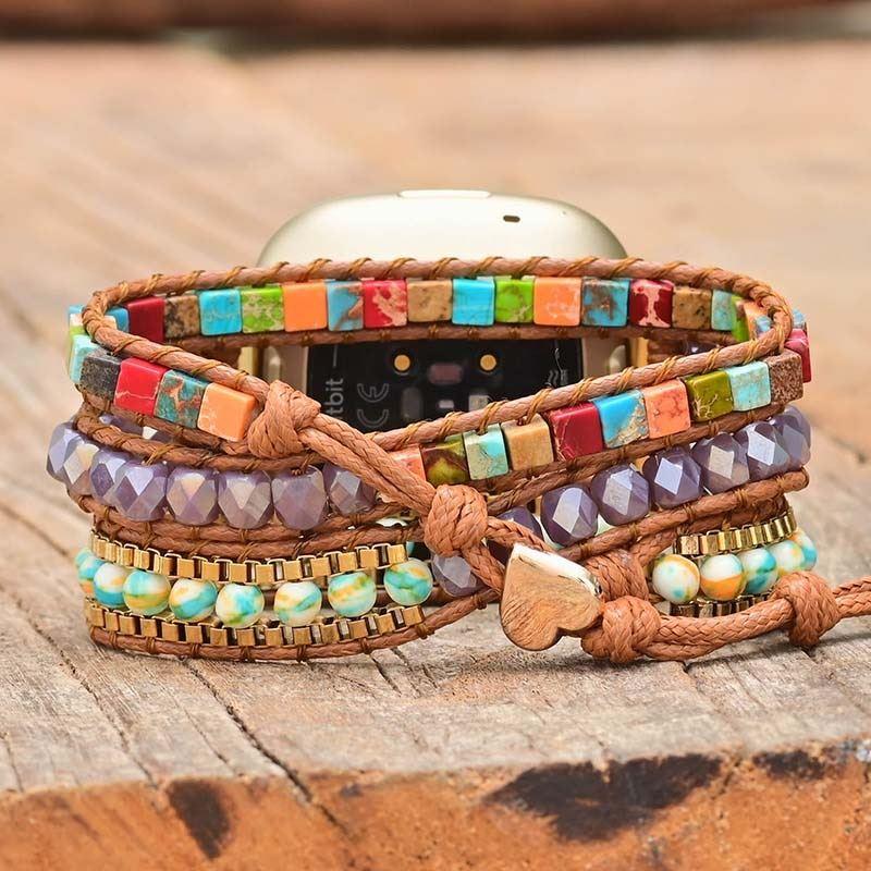 Fitbit-Uhrenarmband "Schillernde Freude"