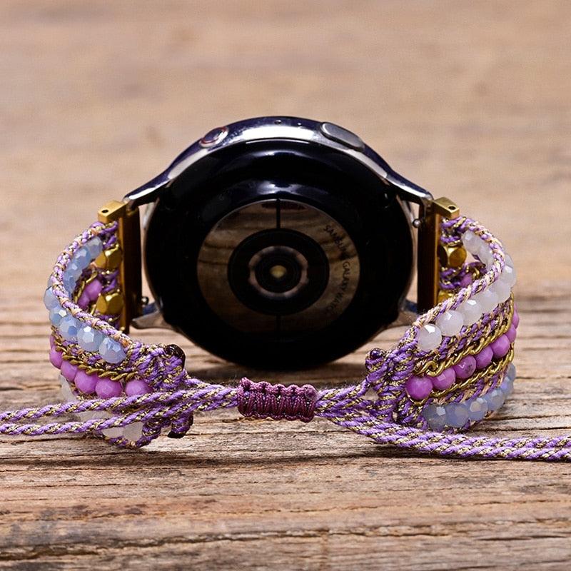 Samsung Uhrenarmband "Starkes Violett Mysterien"