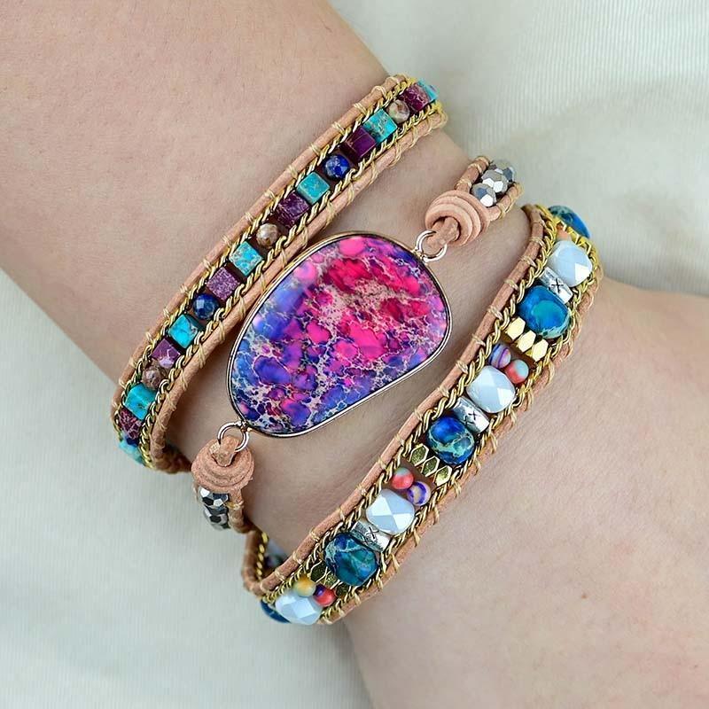 Armband für Freundschaften "Bunt und Ewig"