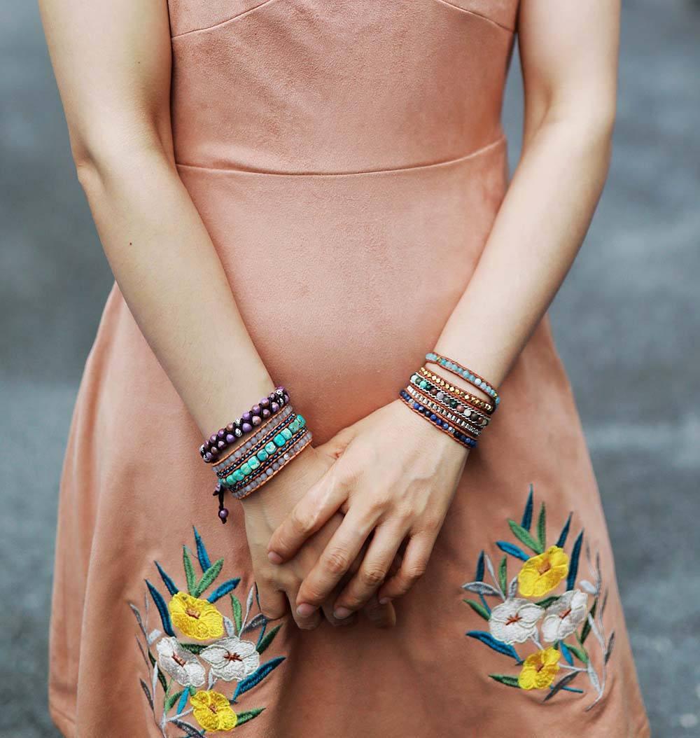 Manschettenarmband "Ozean Jaspis"