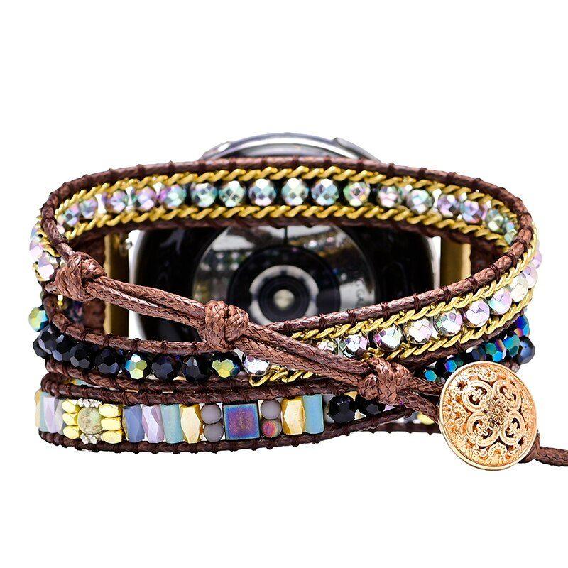 Samsung Uhrenarmband "Ewig" aus Hämatit & Achat