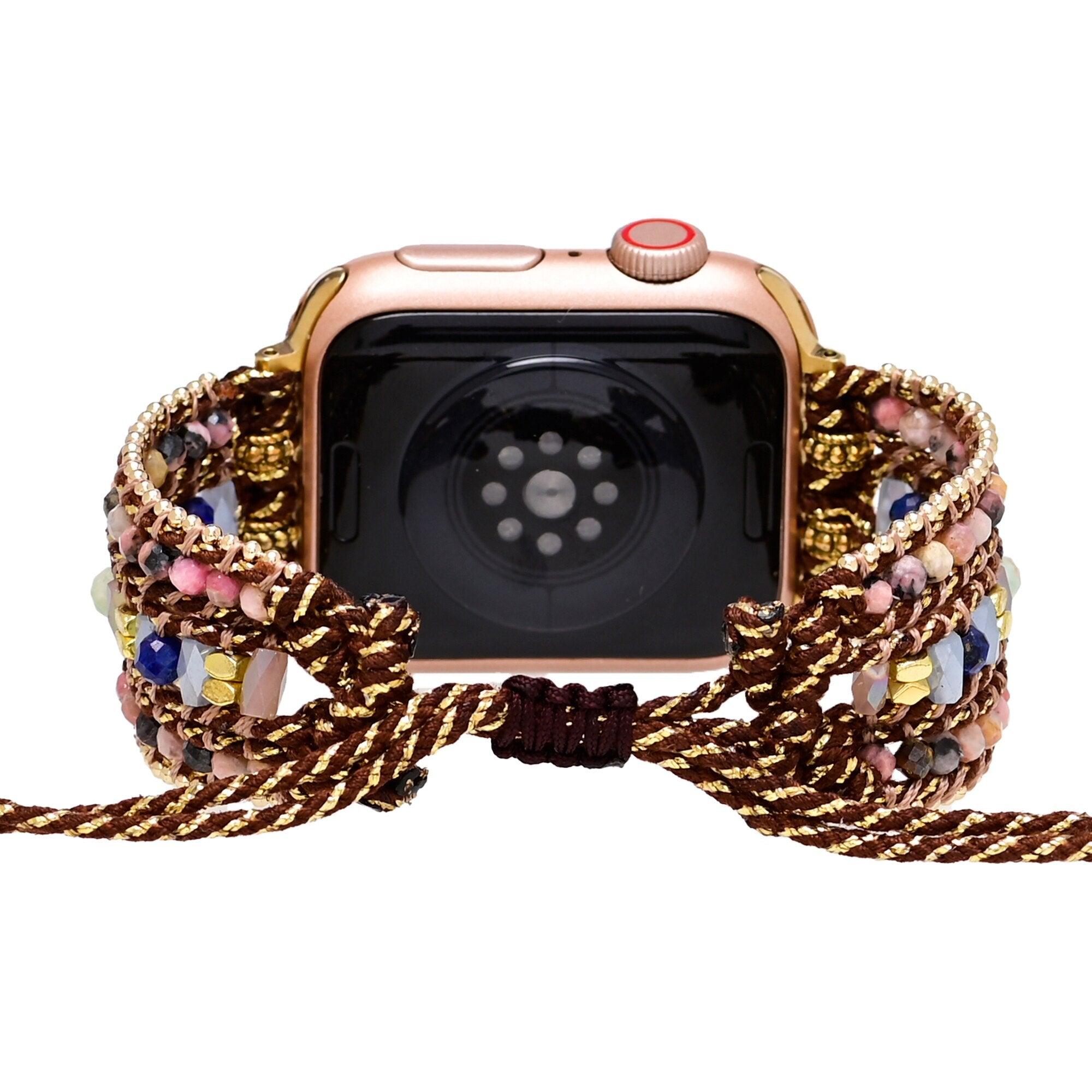 Rhodochrosit Apple Watch-Uhrenarmband "Hypnotisierende Hoffnung"