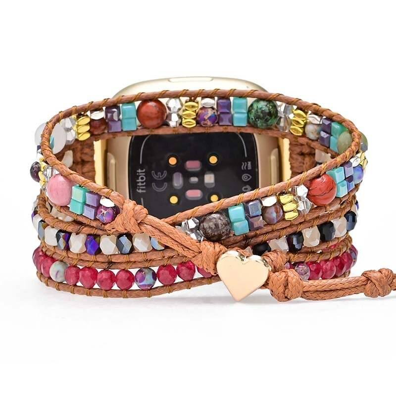 Fitbit-Uhrenarmband "Einfach Gefühlvoll" aus Kaiserstein