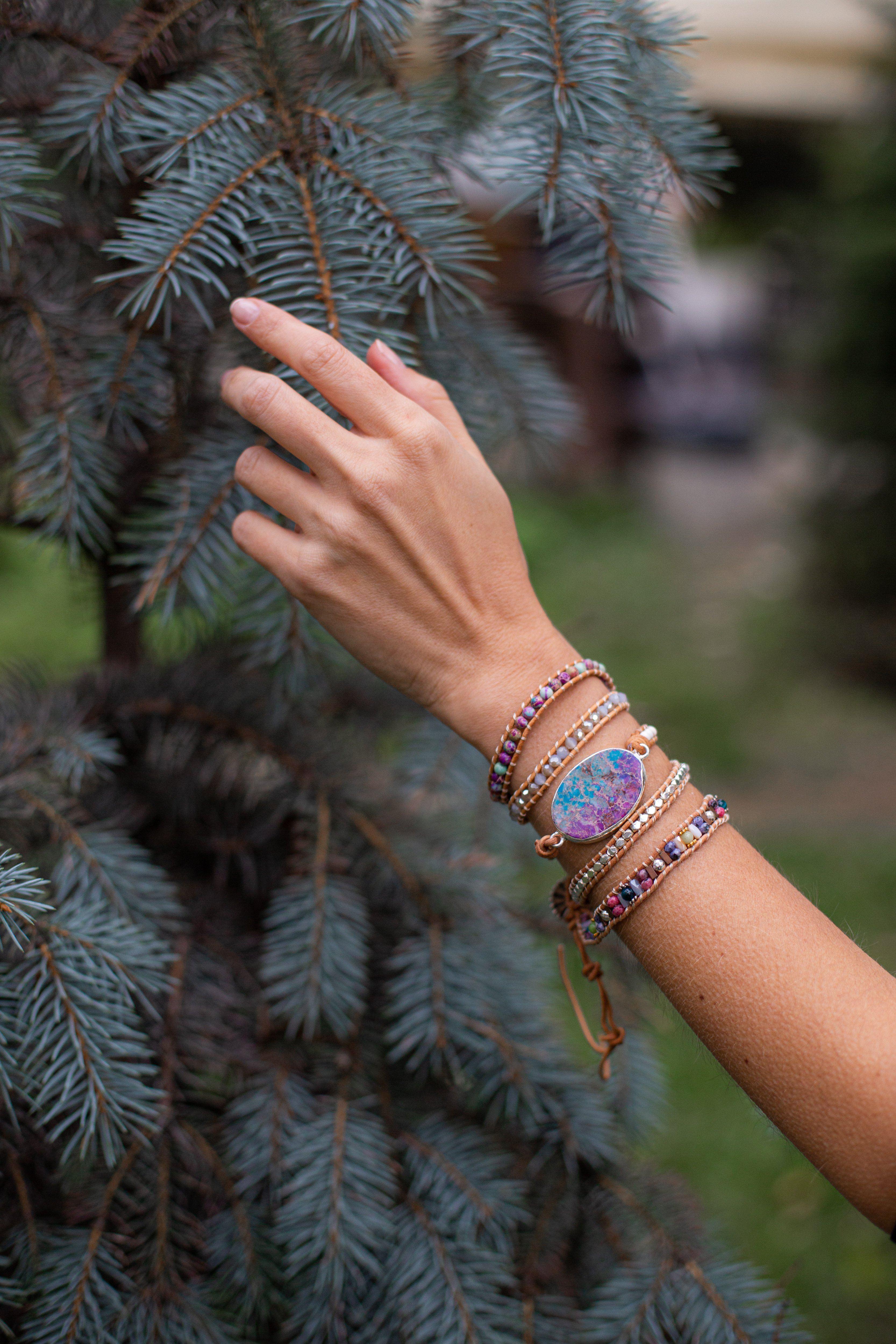 Energieheilungs-Wickelarmband "Intensiv"