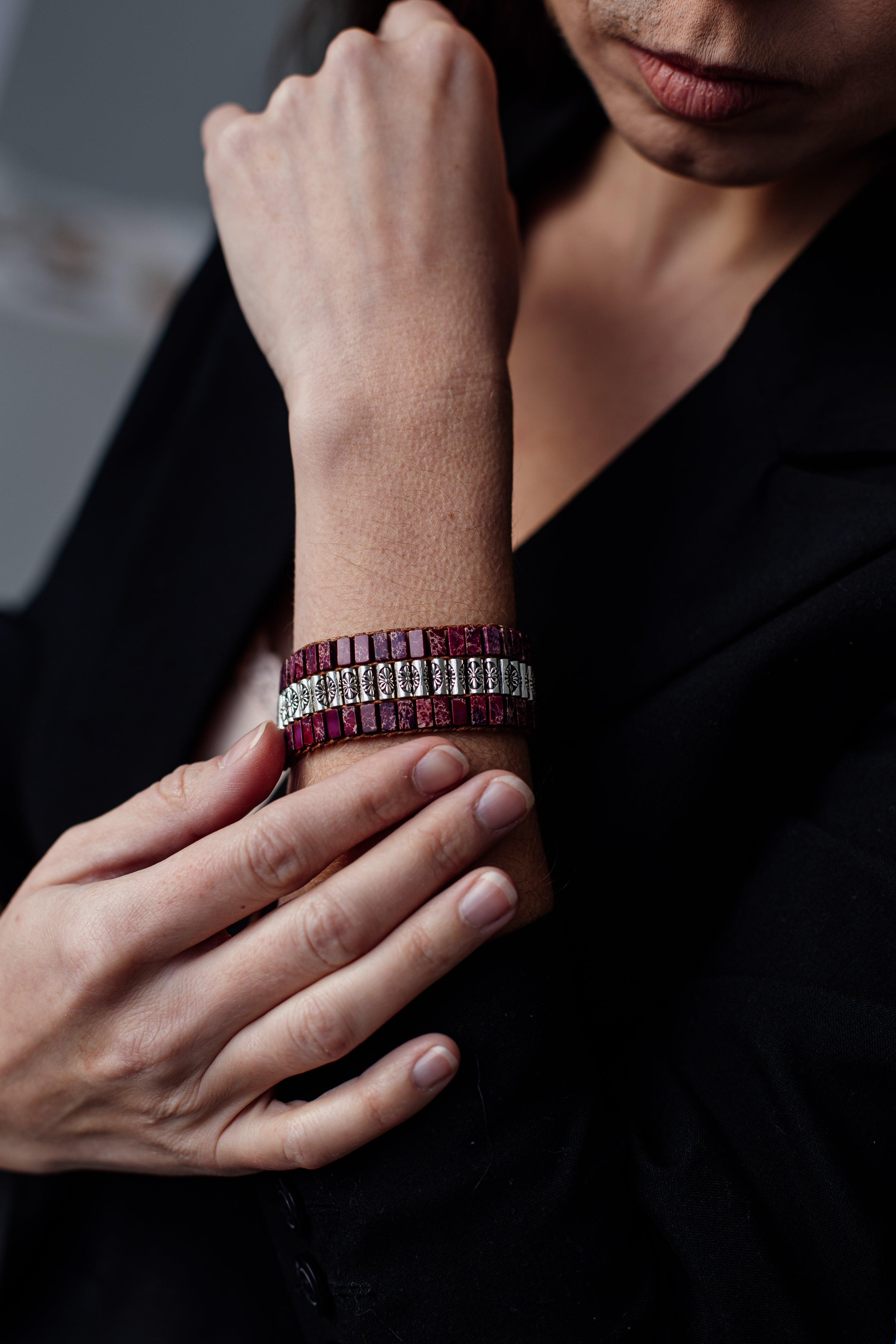 Antikes Jaspis Armband