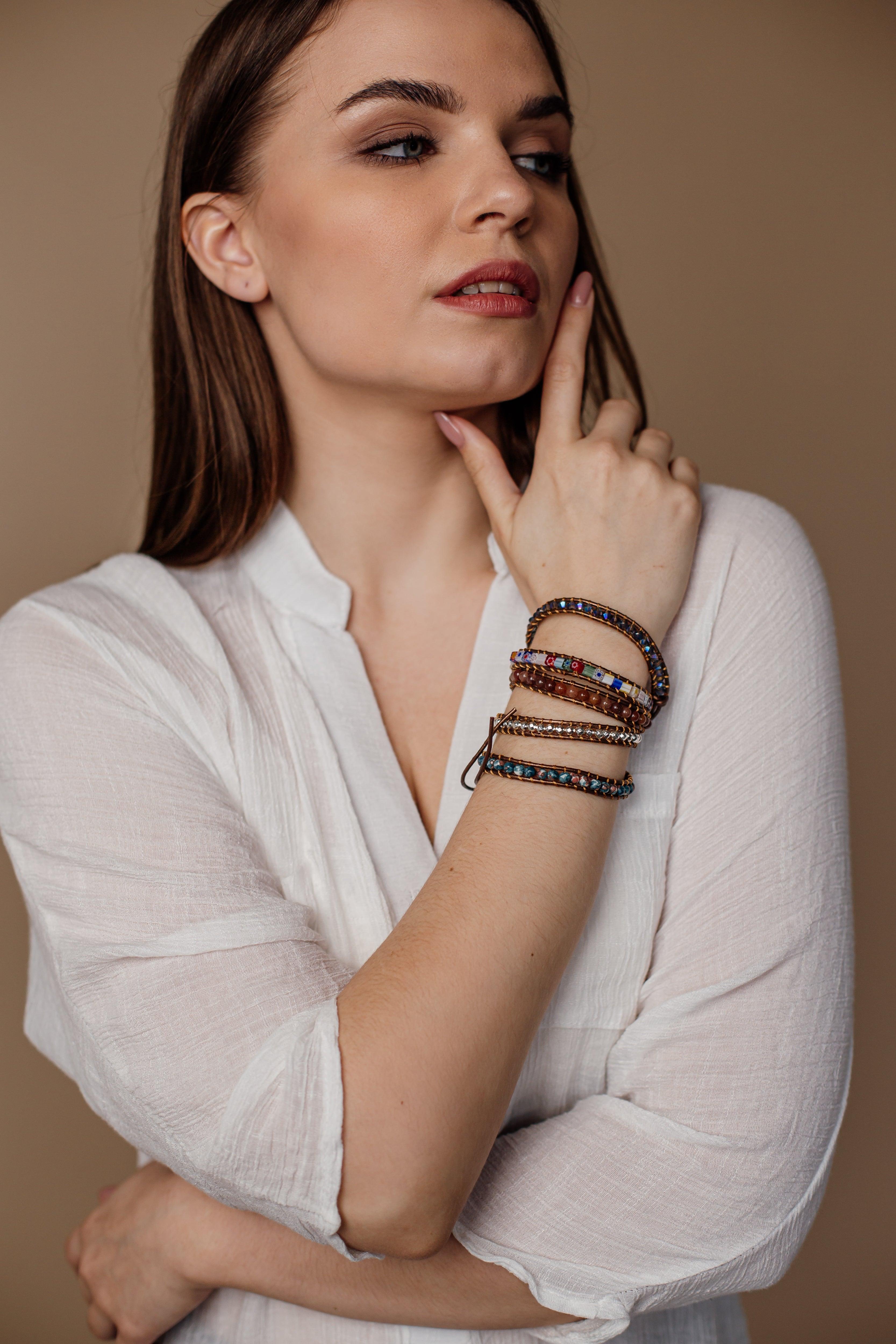 Wickelarmband "Imperialer Blumenschutz"