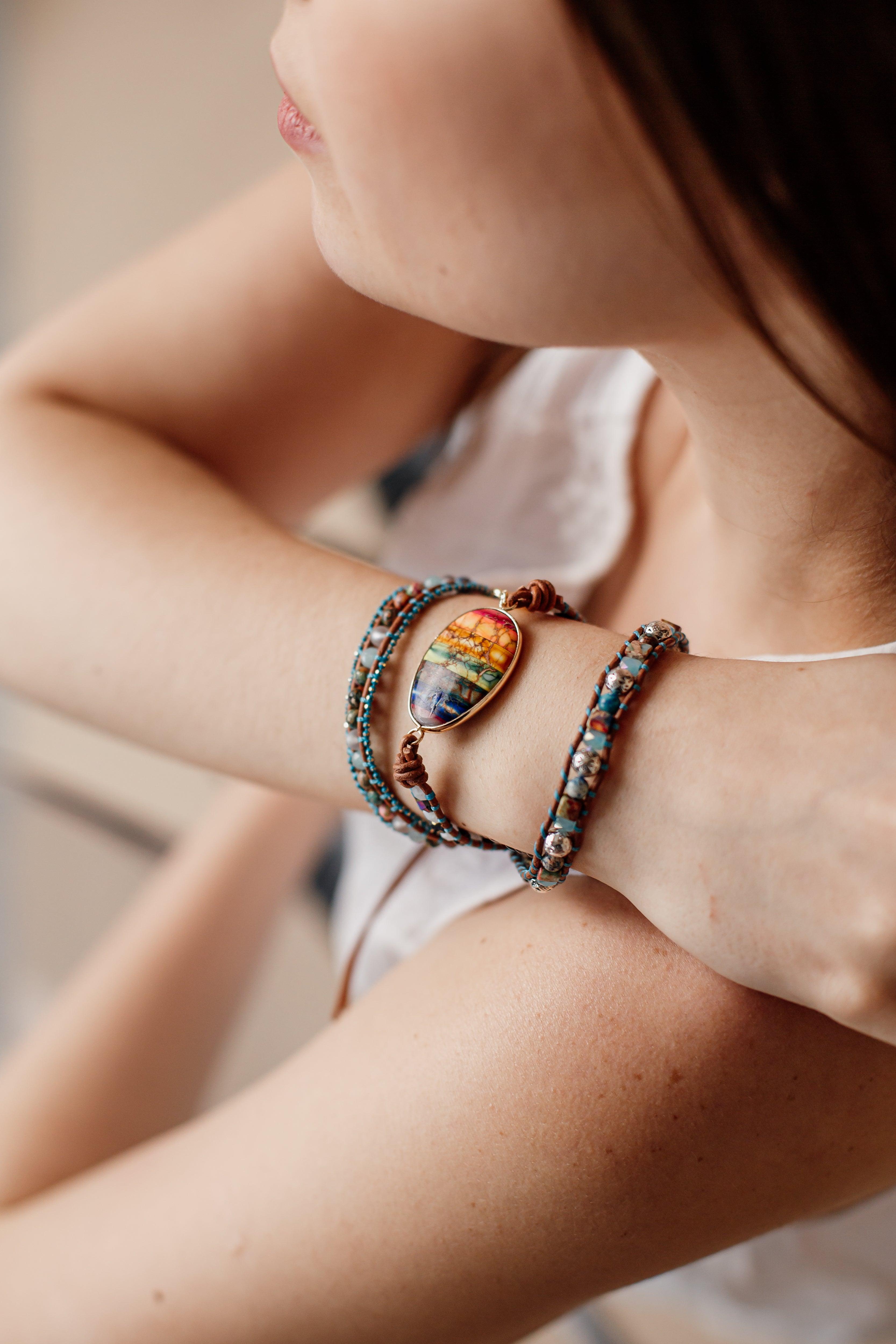 Wickelarmband "Heilendes Chakra-Herz"