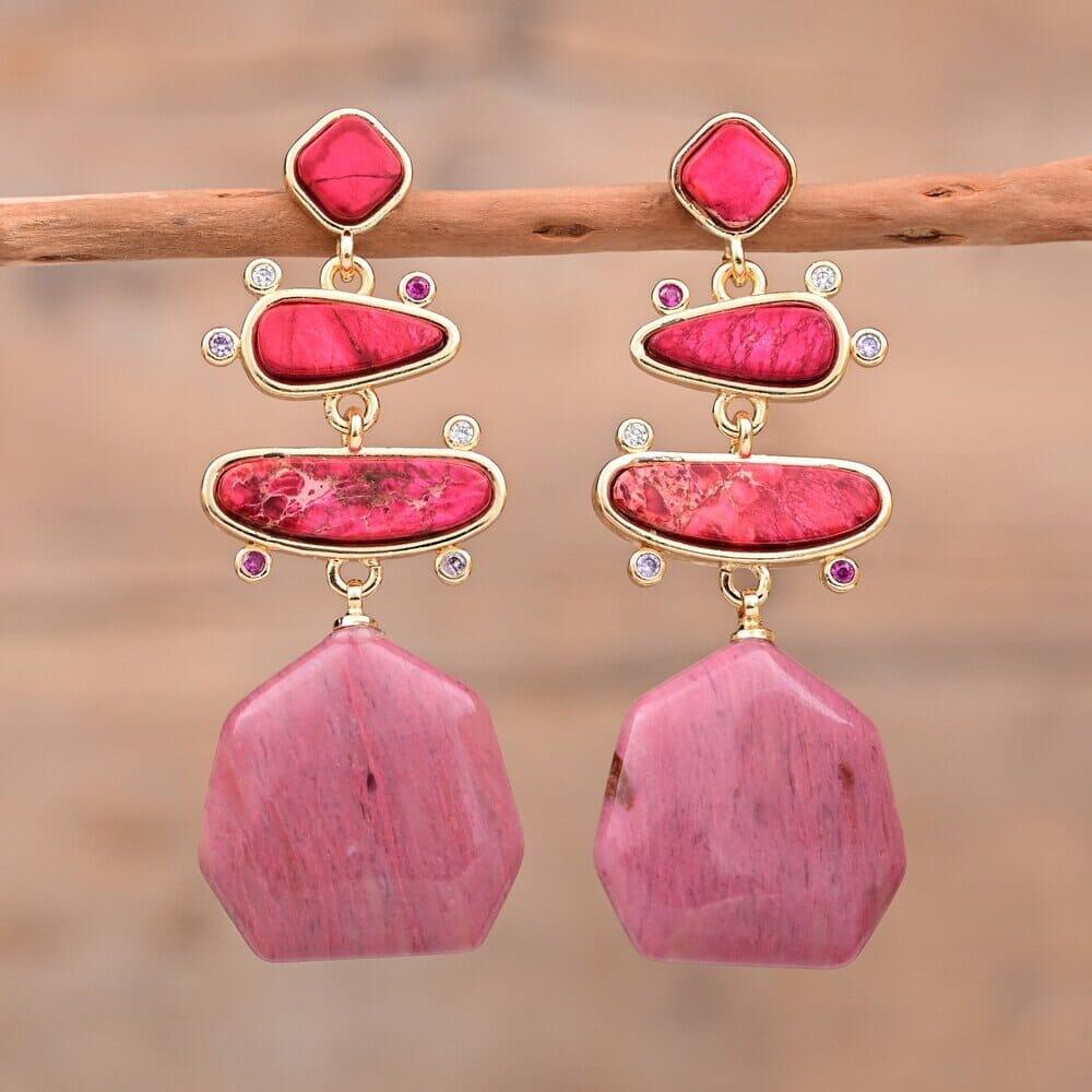 Rhodochrosit Ohrringe für fesselnde Glückseligkeit