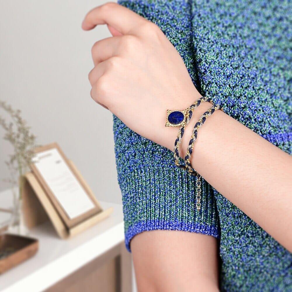 Halskette mit Lapislazuli "Azur Erleuchtung"