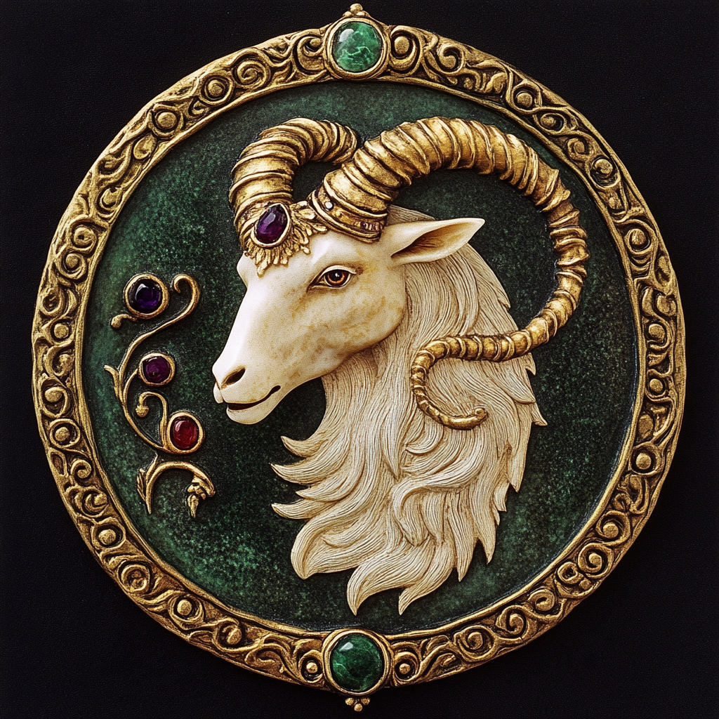 Steinbock-Kristalle