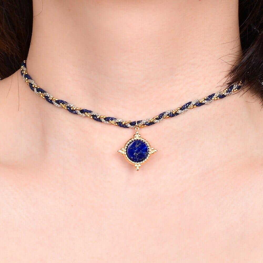 Halskette mit Lapislazuli "Azur Erleuchtung"